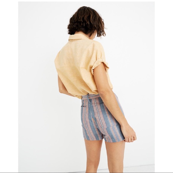 NWT Madewell Rainbow Jean Shorts - Picture 4 of 9